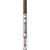 Maybelline Build-A-Brow 2-in-1 Brow Pen and Sealing Eyebrow Gel, Eyebrow Makeup for Real-Looking, Fuller Brows, Black Brown, 1 Count