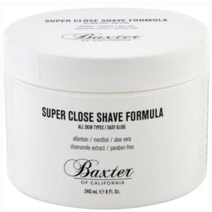 Baxter of California Super Close Shave Formula for Men | Easy Glide| Soothing Formula | Tea Tree Oil, Witch Hazel & Peppermint