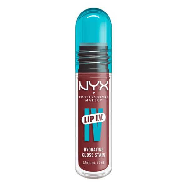 NYX PROFESSIONAL MAKEUP Lip IV Hydrating Glossy Lip Stain with 12HR Hydration - Hydra Honey (Brown)