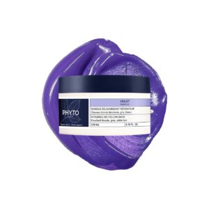 Phyto Purple Repairing Hair Mask for Blonde Highlighted Hair - Neutralizes Yellow Tones, Reduce Brassiness & Condition Dry, Damaged Hair|200ml