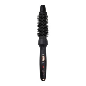 Aria Beauty Thermal Ionic Styling Brush - Hot Air Brush for Perfect Blowouts - Ceramic Round Brush - Lightweight Design and Easy Grip - Black - 1 pc