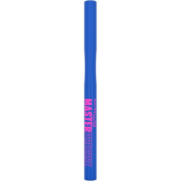 Maybelline Master Precise All Day Liquid Eyeliner, Waterproof Eyeliner Makeup for up to 30HR Wear, Cobalt Blue, 1 Count