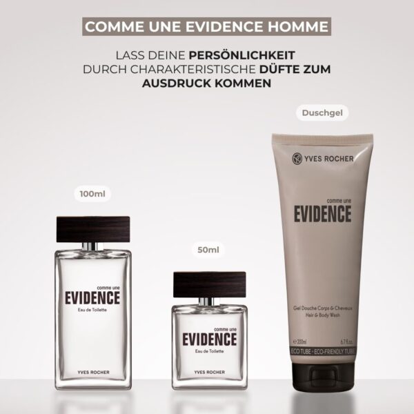 Yves Rocher Comme une Evidence Eau de Toilette for Men, 100 ml./3.3 fl.oz.