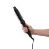 Aria Beauty Thermal Ionic Styling Brush - Hot Air Brush for Perfect Blowouts - Ceramic Round Brush - Lightweight Design and Easy Grip - Black - 1 pc