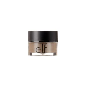 e.l.f. Lock On Liner And Brow Cream Sculpts and Defines Eyebrows Medium Brown 0.19 Oz (5.5g)