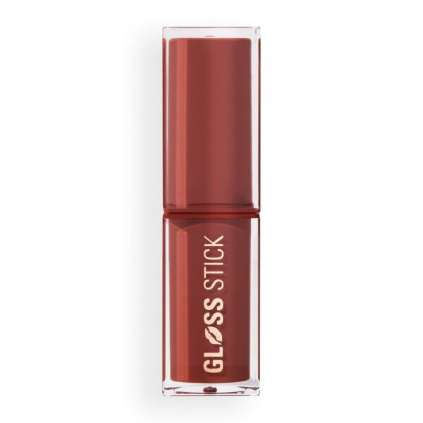 Revolution, Pout Lip Gloss Stick, Pigmented High-Shine Formula with Hyaluronic Acid & Vitamin E, Vegan & Cruelty-Free, Shimmer Toasted Caramel, 0.1 fl oz