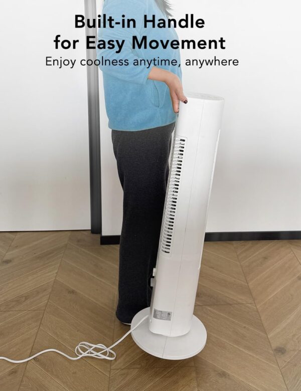 35 INCH Evaporative Air Cooler, 3-IN-1 Quiet Portable Air Conditioners with 3 Speed, 50W Energy Saving Oscillating Cooling Fan, 7H Smart Timer, Remote, Windowless Air Conditioner White