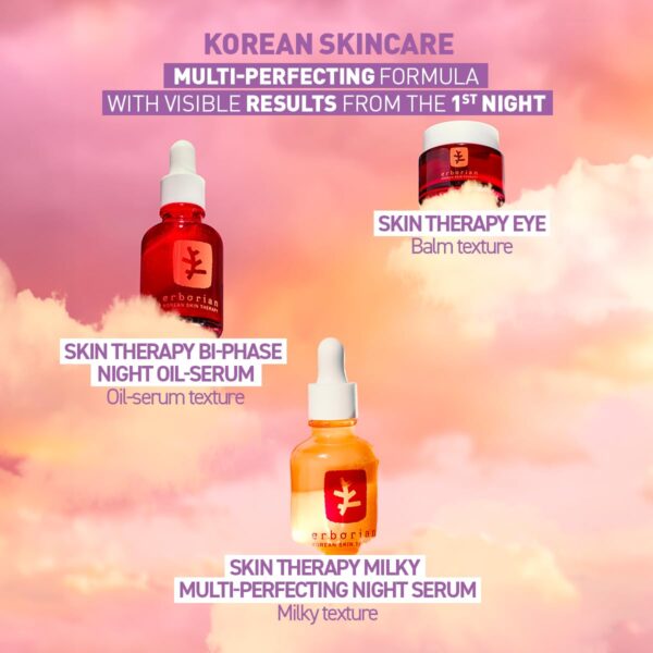 Erborian Multi-Perfecting Eye Cream, Skin Therapy, for Puffiness, Dark Circles, Fine Lines & Wrinkles - Visible Results after 1st Night - Caffeine, 5% Niacinamide & Hyaluronic Acid - Korean Skincare