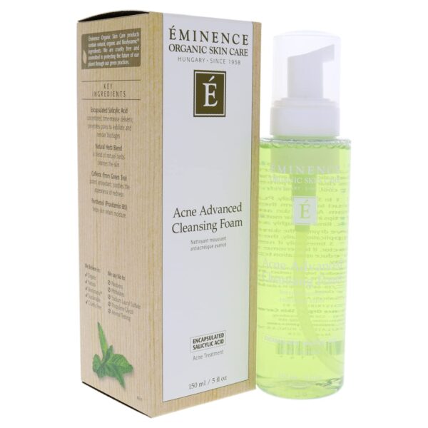 Eminence Acne Advanced Cleansing Foam for Unisex - 5 oz Cleanser