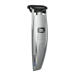 ConairMAN Beard Trimmer for Men, for Face and Mustache, Wet/Dry Beard and Stubble Trimmer, Flex Contouring Head with 15 Precise Settings and Premium