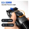 SUPRENT Beard Trimmer for Men Waterproof, IPX7 Professional Mustache Trimmer, 39 Built-in Adjustable Precise Lengths, Cordless USB C Rechargeable & LED Display