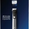 Philips Norelco Multi Groomer 29 Piece Mens Grooming Kit, Trimmer for Beard, Head, Body, and Face - NO Blade Oil Needed, MG7791/40