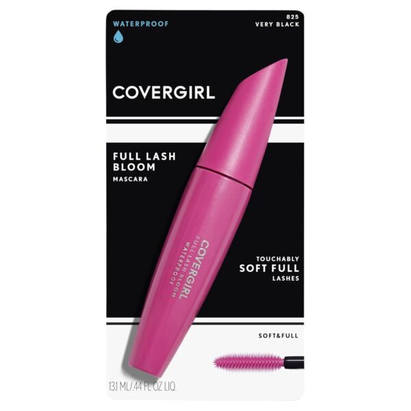 COVERGIRL Full Lash Bloom by Lashblast Waterproof Mascara Very Black .44 fl oz (13.1 ml) (Packaging may vary)