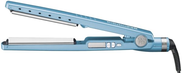 BabylissPRO Nano Titanium Ionic Hair Straightener, Professional Flat Iron For All Hair Types