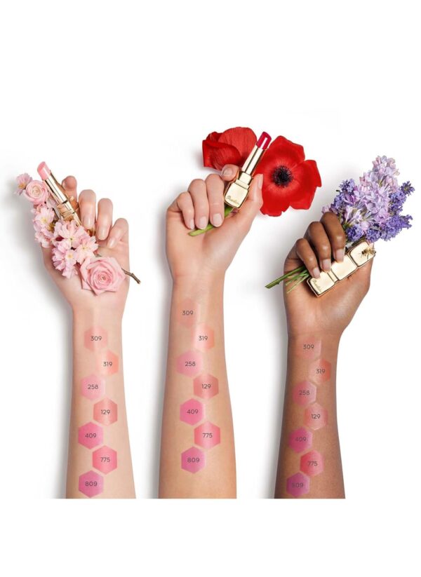 Guerlain Kiss Kiss Bee Glow Colour Reviving Lip Balm #458 Pop Rose Glow, 0.11 Ounce