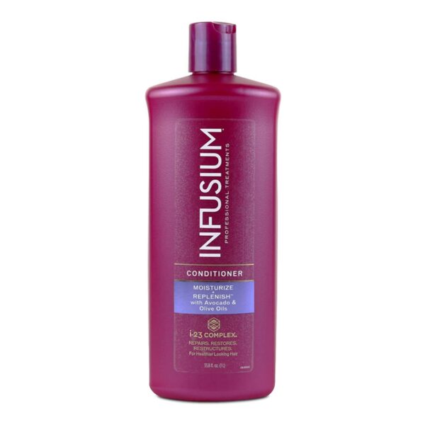 Infusium Moisturize and Replenish Conditioner - Hair Conditioner for Dry Hair - With Avocado and Olive Oils - Conditioner for Women - 1 L