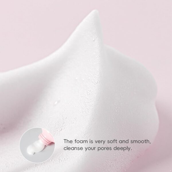 FEESHOW Daily Facial Cleanser Cherry Blossom 150g Gentle Face Wash for Women Girls Hydrating Moisturizing Sakura Foam Cream Soft Skin Deep Cleanse Pink One Size