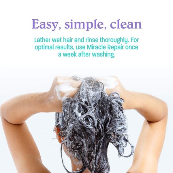 Malibu C Miracle Repair Hair Reconstructor - Nourishing Treatment for Weak, Damaged Strands - Flax Protein & Vitamin B5 for Moisture