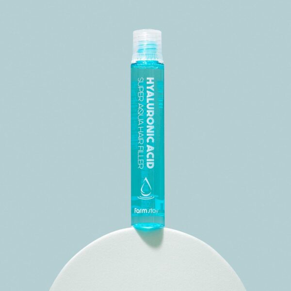 FarmStay Hyaluronic Acid Super Aqua Hair Filler - Keratin and Hyaluronic Acid Hair Treatment - Hair Thickening Products - 10 pc