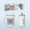 Portable Air Conditioner,Cooling Fan with 3 Speeds &3 Modes,2-8H Timer,1000ml Water Tank, Remote Control,4 in 1 Humidifier, Air Conditioner,Fan,Night Light,Evaporative Air Cooler for Home,Office