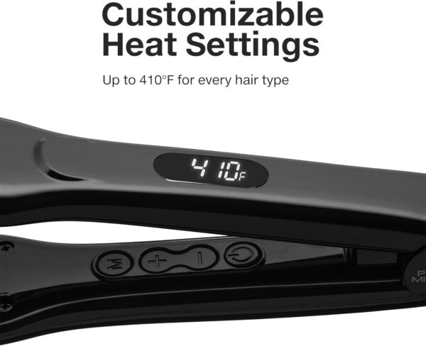 Paul Mitchell Pro Tools Express Ion Smooth+ Ceramic Flat Iron, Adjustable Heat Settings for Smoothing + Straightening, 1.25"