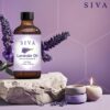 SIVA Lavender Essential Oil - 4 Fl Oz – Natural Lavender Oil - for Diffuser, Face, Skin Care, Aromatherapy, Hair Care, Scalp and Body Massage - with Dropper