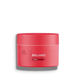 Wella Professionals Invigo Brilliance Hair Mask for Coarse Colored Hair| Conditioning Treatment| Color Vibrancy Mask