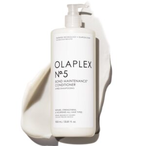 Olaplex No. 5 Bond Maintenance Conditioner, Repairs, Strengthens, & Nourishes All Hair Types, Leaving Hair Feeling Soft & Adds Shine, 33.8 fl oz