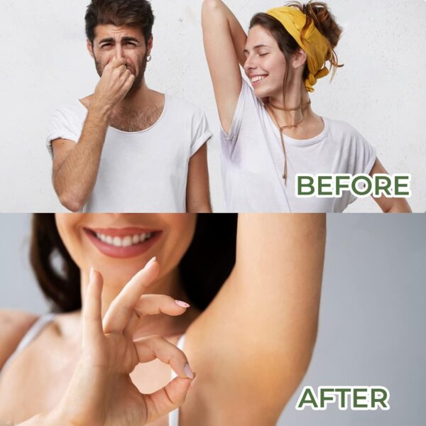 Armpit Detox Scrub 8.8 oz with Peppermint, Aloe Vera and Walnut Shell Powder, Underarm Scrub Helps on Removing Odor, Deep Cleanse & Exfoliating, also for Legs, Knee, Feet, Hands Whole Body