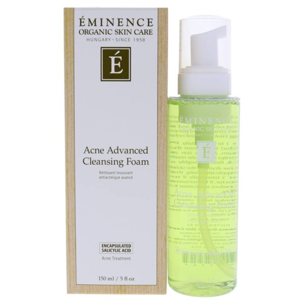 Eminence Acne Advanced Cleansing Foam for Unisex - 5 oz Cleanser