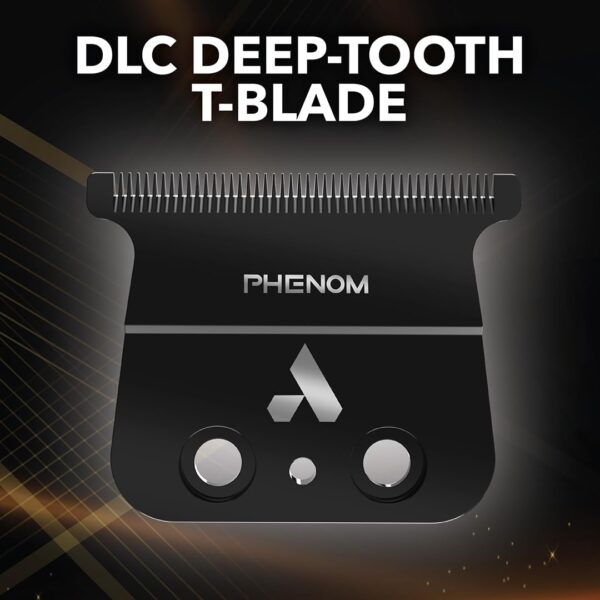 Andis 562310 Phenom Professional Cord/Cordless Lithium-ion Electric Beard & Hair Trimmer with Charging Stand, Gold