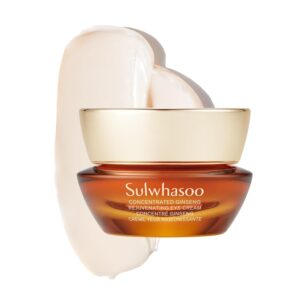 Sulwhasoo Concentrated Ginseng Rejuvenating Eye Cream- Korean Ginseng & Peptide Anti-Aging Under Eye Cream for Wrinkes, Puffiness, Dark Circles & Radiance, 0.50 fl. oz.