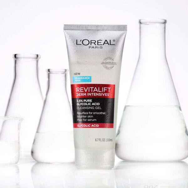L'Oreal Paris Revitalift 3.5% Pure Glycolic Acid Brightening Cleansing Gel wth Salicylic Acid 6.7 fl oz