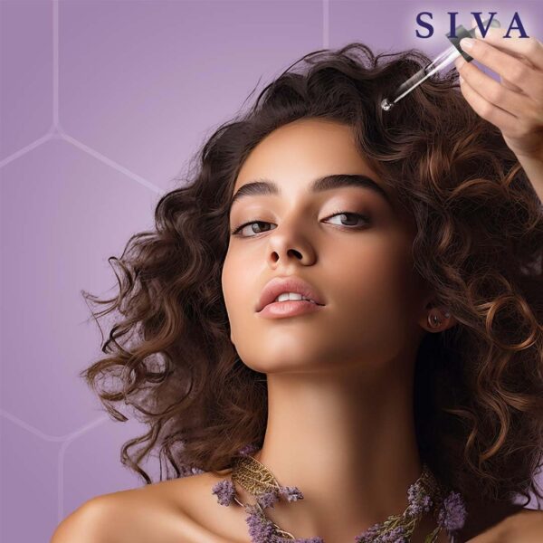 SIVA Lavender Essential Oil - 4 Fl Oz – Natural Lavender Oil - for Diffuser, Face, Skin Care, Aromatherapy, Hair Care, Scalp and Body Massage - with Dropper