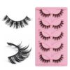 False Eyelashes Fox Eye 10 Pairs Pack 40D Natural Look Fluffy Wispy Cat Eye Lashes Soft Faux Mink Lashes Lightweight D-Curl Eyealshes (F7-2)