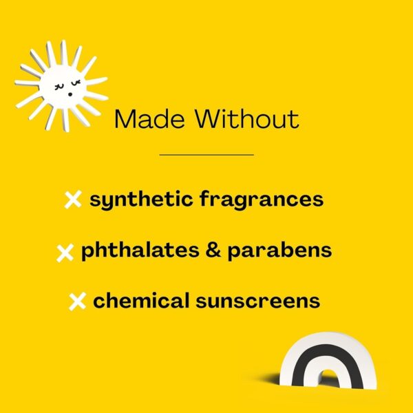 Hello Bello Mineral SPF 50 Face & Body Sunscreen Stick, Water Resistant and Reef Friendly Roll On Sun Protection, 1oz