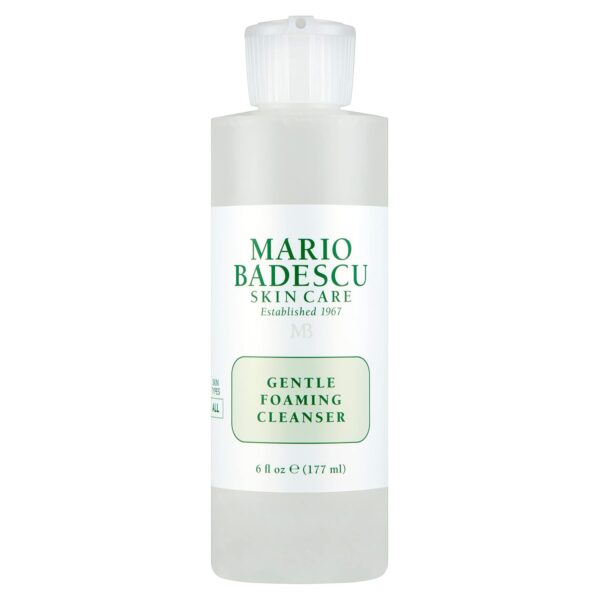 Mario Badescu Gentle Foaming Facial Cleanser, Deep Cleansing and Hydrating Face Wash