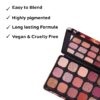 Revolution Beauty, Forever Flawless Eyeshadow Palette, 18 Pigmented Shades, Nude & Warm Pressed Powder Mattes, Shimmers, Glitters, Allure, 15 X 0.04 Oz.