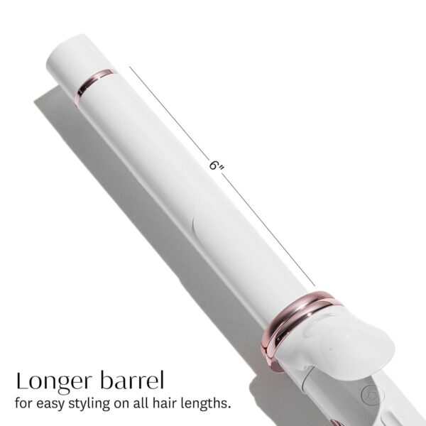 T3 CurlWrap Automatic Rotating Curling Iron with Longer Barrel, 2 Timer Settings, 9 Heat Settings, Auto-Rotating Ceramic Barrel and Ion Generator for Fast, Easy Curls and Waves on All Hair Types
