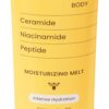 Burt's Bees Boosted Body Moisturizing Melt With Ceramide, Niacinamide and Peptide, Intense Skin Hydration, Cream-to-Oil Body Lotion Supports Skin Barrier, Tropical Scent, 4 oz. Tube