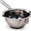 RSVP International Double Boiler Collection Stainless Steel, Dishwasher Safe, 2 Cup