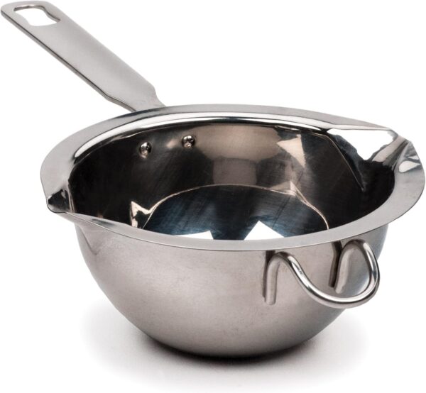 RSVP International Double Boiler Collection Stainless Steel, Dishwasher Safe, 2 Cup