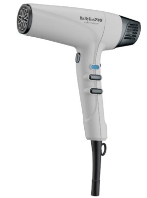 BabylissPRO Nano Titanium Hair Dryer, Professional 1875-Watt Blow Dryer, Lightweight, Ionic Technology Dries Hair Faster with Less Frizz