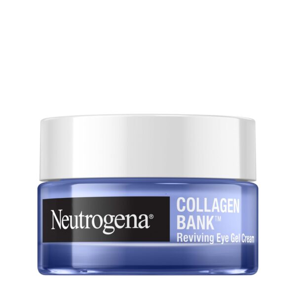 NEUTROGENA Collagen Bank Reviving Eye Cream, Under Eye Cream, Helps Preserve Collagen, Visibly Improves Dark Circles, Puffiness, Fine Lines, Texture, Fragrance Free, with Peptides 0.5 oz