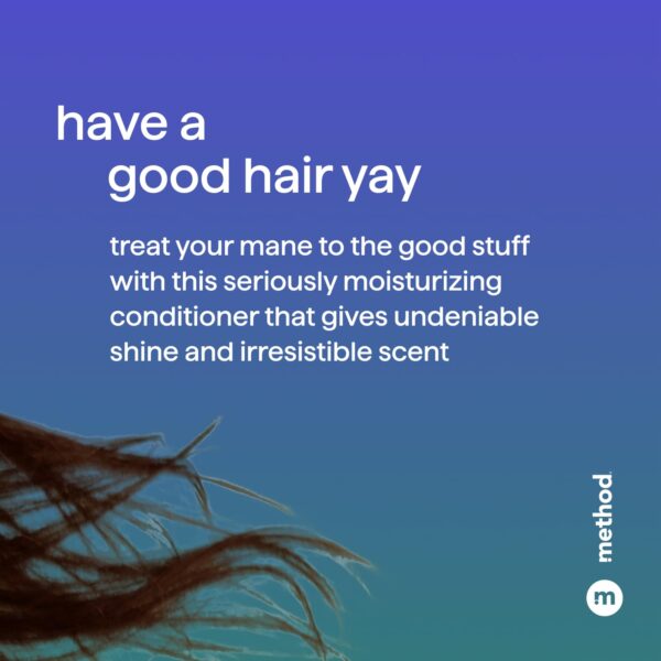 Method Moisturizing Conditioner, Simply Nourish with Shea Butter, Coconut, and Rice Milk Scent Notes, Paraben and Sulfate Free, 13.5 oz (Pack of 3)