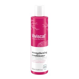 Viviscal Hair Strengthening Conditioner – Strengthens and Reduces Breakage for Fuller, Healthier Hair – With Biotin, Keratin and Marine Extracts – 250ml (8.45 Fl Oz)