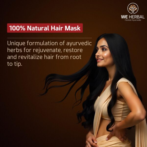 200 gm Hair Mask, Ayurvedic Care for Naturally Beautiful Hair Care, Deep Conditioning & Nourishing, All Hair Types