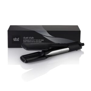 ghd Duet Style - 2-in-1 Flat Iron Hair Straightener + Hair Dryer in One Tool | Transform Hair from Wet to Styled with No Heat Damage | Blow Dry with No Fizz | 2X More Shine