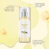 iiniim Unisex Vanilla Perfume Body Spray 88ML for Women and Men Long Lasting Fragrance Sweet Comfortable Lightweight Non Greasy Fresh Scent All Day Wear Yellow One Size