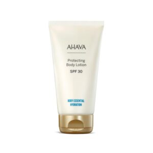 AHAVA. Protecting Body Lotion SPF30 - Ideal body lotion for sun exposure, lightweight, saturated & providing Broad Spectrum high UVAB protection, Anti-Aging (antioxidant), with Osmoter, 5.1 Fl.Oz